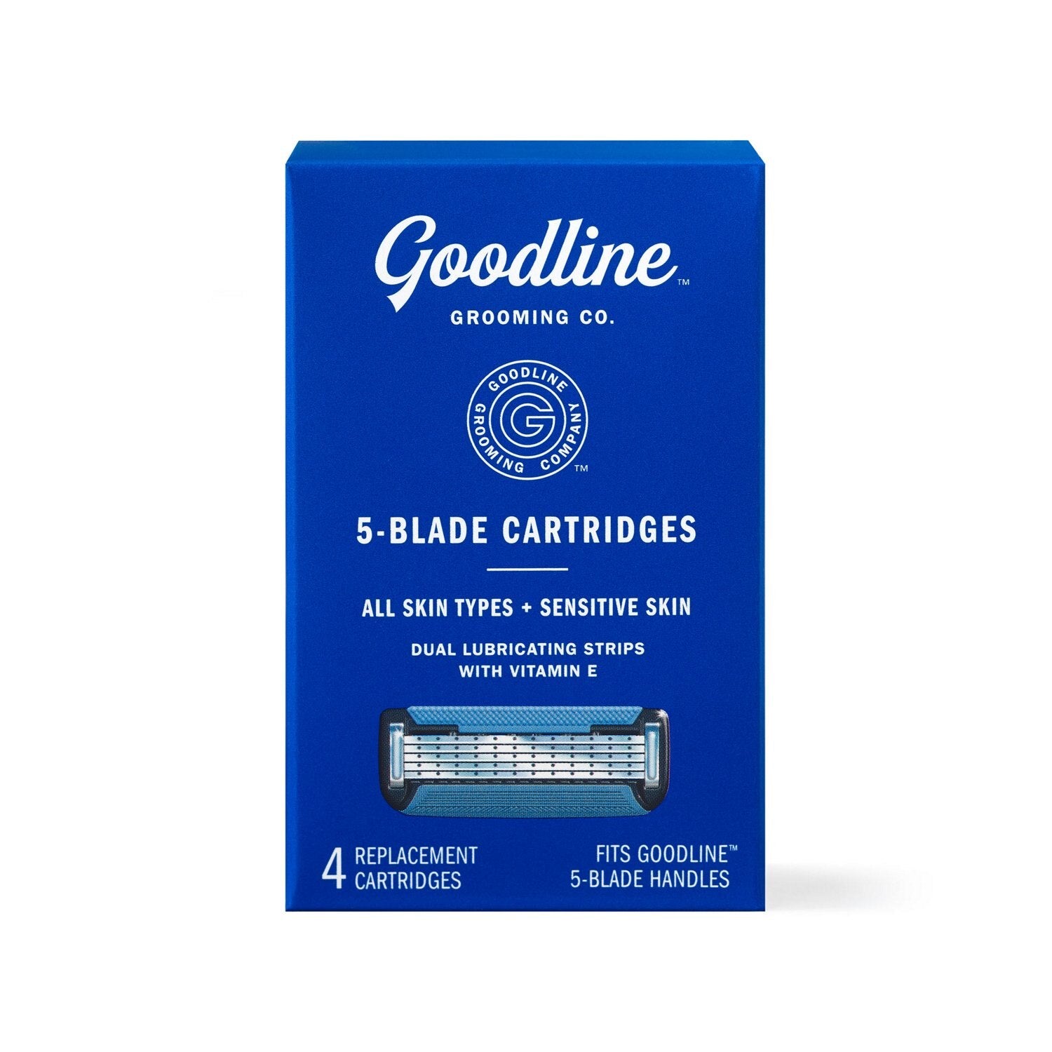 Goodline Grooming Co. 5-Blade Razor Blade Refills