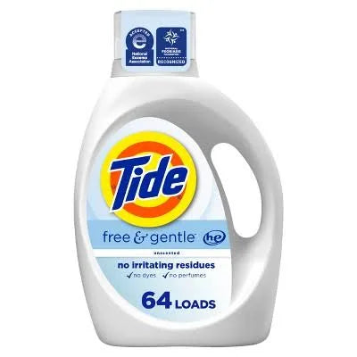 Tide Free & Gentle (Unscented) 1.86L
