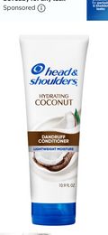 Head and Shoulders Dandruff Conditioner, Hydrating Coconut, Lightweight Moisture, Color Safe, 10.9 fl oz