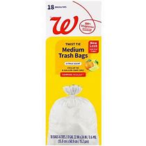 Walgreens Trash Bags Medium