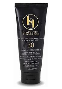 Black Girl Sunscreen Spf 30 Moisturizing Sunscreen Lotion For Face And Body-3 Oz