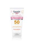 Eucerin Sun Sensitive Mineral Baby Sunscreen Lotion SPF 50 with Zinc Oxide Protection, Hypoallergenic Mineral Sunscreen for Babies, Tear Free and Fragrance Free, 4 Fl Oz
