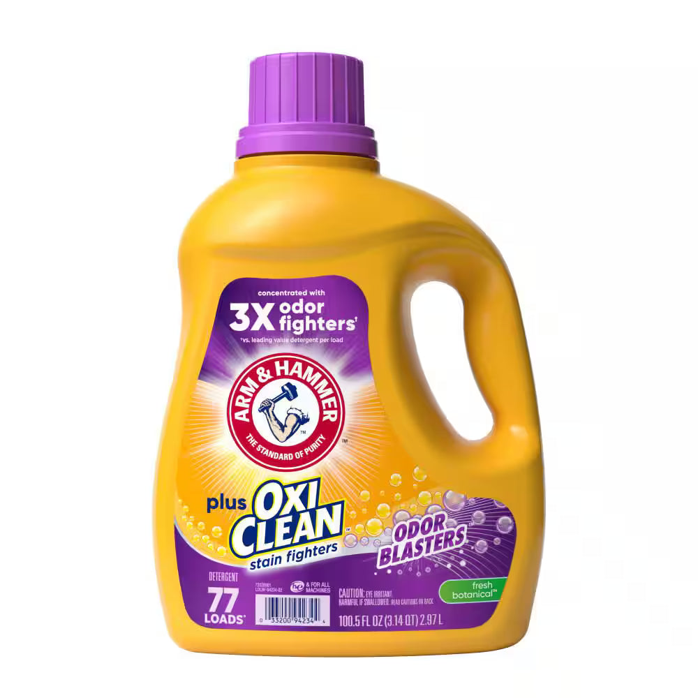 Fresh Bontanical Plus Oxiclean Odor Blaster Liquid Laundry Detergent, 77-Loads, 100.5 fl.oz.