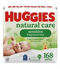 Huggies Natural Care Sensitive Baby Wipes, Unscented, 3 Pack