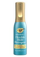 OGX Antioxidants + Flexible Hold Hairspray, Anti Humidity Styling Spray, 6.5 fl. oz