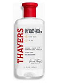 Thayers 2% AHA Exfoliating and Brightening Toner with Glycolic Acid, Lactic Acid and Witch Hazel, Smoothing and Pore Refining Skin Care for All Skin Types, 12 Fl Oz