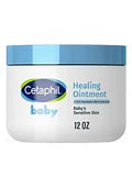 CETAPHIL Baby Healing Ointment, Multi-Purpose Skin Protectant for Baby's Sensitive Skin, 12 oz Tub, Shea Butter & Vitamin E
