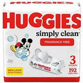 Huggies Simply Clean Baby Wipes, Flip-Top Packs Unscented