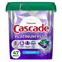 Cascade Platinum Plus ActionPacs Dishwashing Detergent Pods