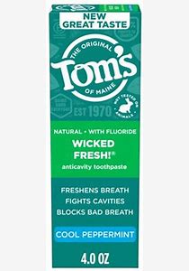 Wicked Fresh! Cool Peppermint Fluoride Natural Toothpaste