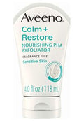 Aveeno Calm + Restore Nourishing PHA Facial Exfoliator Daily for Sensitive Skin