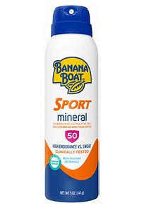 Banana Boat Sport Mineral Sunscreen Spray SPF 50