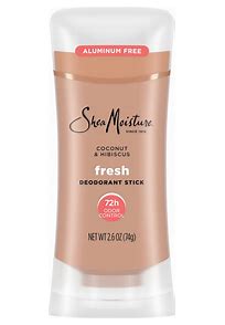 SheaMoisture Deodorant Stick 72h Odor Control Coconut & Hibiscus Fresh Aluminum Free 2.6 oz