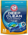 Arm & Hammer Deep Clean Laundry Detergent Power Paks 32ct