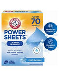 ARM & HAMMER Power Sheets Laundry Detergent Fresh Breeze 35ct