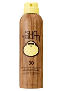 Sun Bum Original Sunscreen Spray - SPF 50 - 6oz: Whole Body, Hypoallergenic, Vegan, Scented