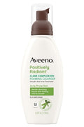 Aveeno Positively Radiant Clear Complexion Foaming Facial Cleanser, 6 Fl oz
